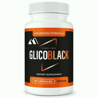 GlicoBlack Capsules, Daily Blood Support Supplement & Metabolism Formula (60ct)