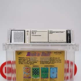 NES Nintendo ROCK 'N' BALL PINBALL - WATA GRADED 7.5 B! NEW & Factory Sealed!