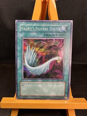 Konami Harpie's Feather Duster SDD-003 Secret Rare Limited Edition HP