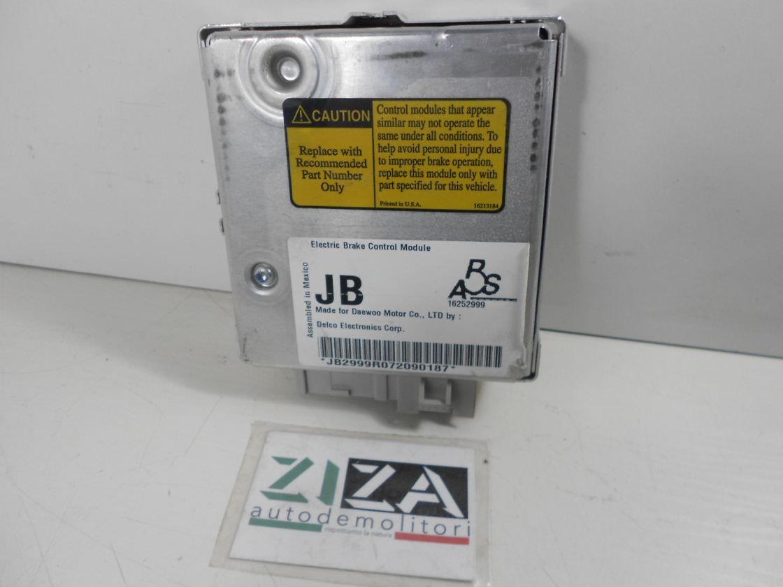 Centralina Daewoo Nubira J100 1998 16252999