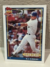 1991 Topps Operation Desert Shield BJ Surhoff #592 Milwaukee Brewers NRMT B