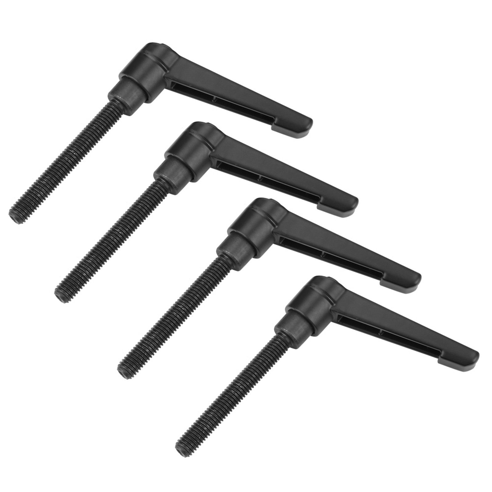 °4PCS Metal Machine Knobs Adjustable Fixing Handle M6 Male Thread (40mm)