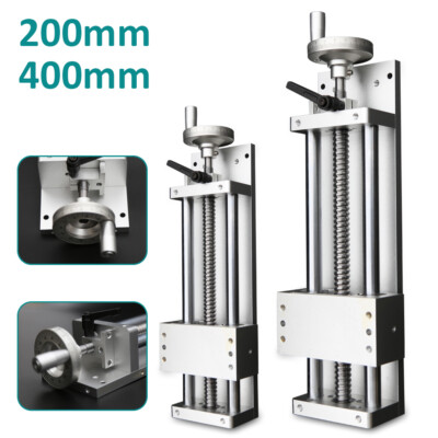 200mm/400mm Manual Sliding Table Linear Stage Linear Actuator CNC Sliding Stroke