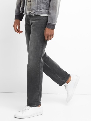 Authentic Gap men's black denim skinny 