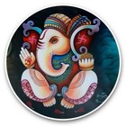2 x Vinyl Stickers 20cm  - Hindu Lord Ganesha Hinduism God  #45339