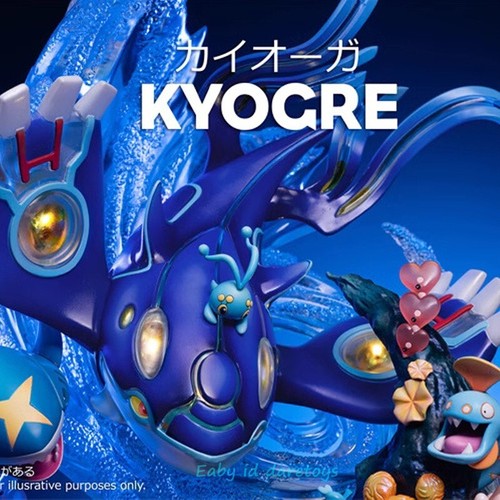 PC Casa Kyogre Resina Estatua H36cm Figura Modo Animación Colección - Imagen 9 de 9