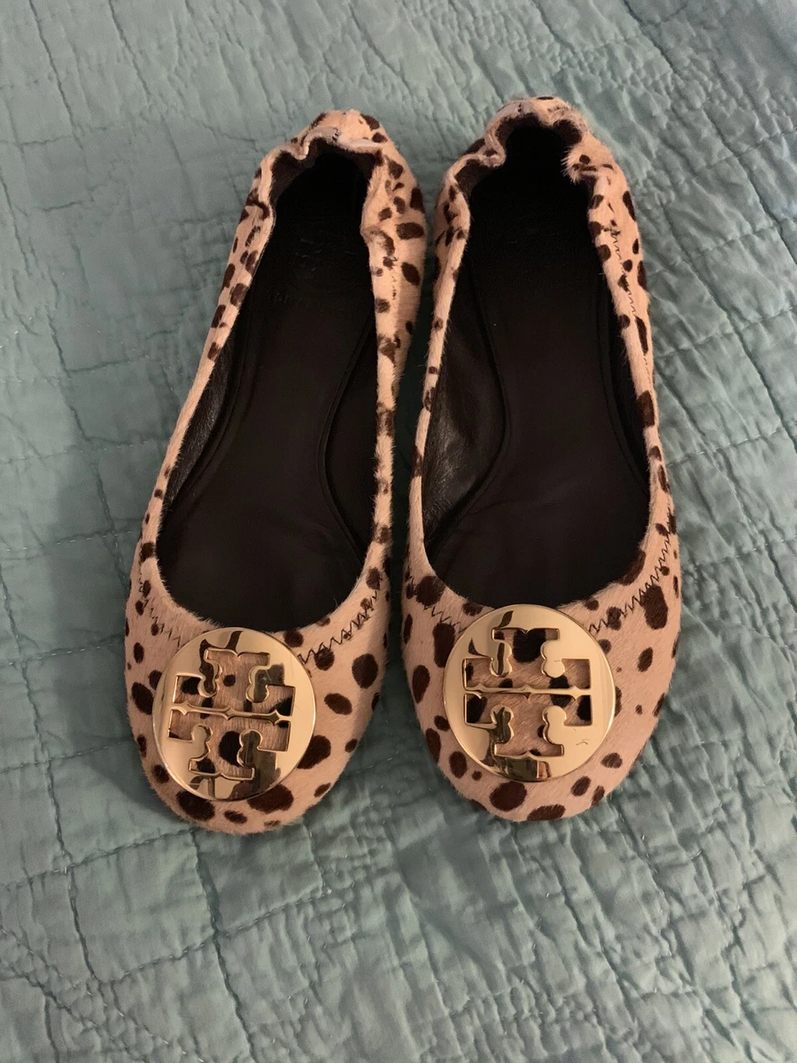 Leopard tory top burch flats