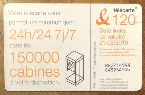 DANSE N°5 120U 03/08 TELECARTE REF PHONECOTE F1361H UT KARTE PHONE CARD KARTE - Bild 2 von 2