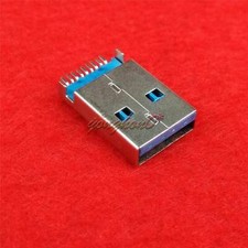 2PCs USB 3.0 Male 9 Pin SMT Socket Connector New