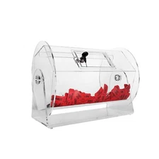 GSE Games & Sports Expert Raffle Drum, Professional Raffle Ticket Spinning Ca...