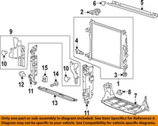 GM OEM 12-24 ATS,Camaro,CTS Cooling Radiator Components-Lower Insulator 22879424
