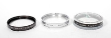 Lot of 3 Genuine Hasselblad B50 B57 Carl Zeiss SOFTAR and Proxar filters