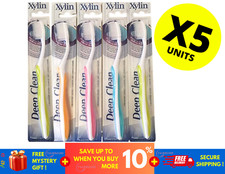 New 5 Units COSWAY Xylin Deep Clean Toothbrush with Nano Silver