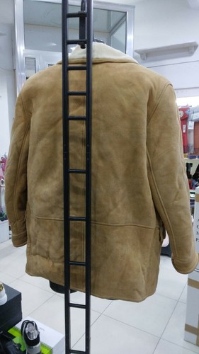 MONTONE SHEARLING DIERSI Donna Woman Marrone in vera pelle tg 50 MON 677 LZ - Picture 7 of 9