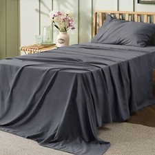 Bedsure Twin Sheets Set - Soft 1800 Twin Bed Sheets for Boys and Girls, 3 Pieces