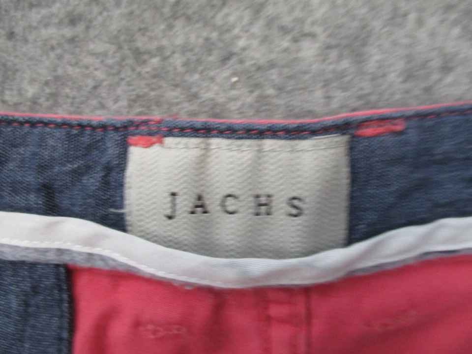 Jachs Shorts Mens 36 Pink Chino Flat Front Straight Adult Casual 9" - Image 2 of 4