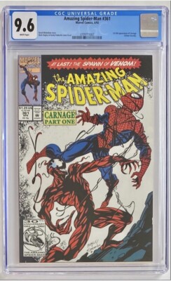 【早い者勝ち】堂本剛 special Remake Parker Amazing Spider-man #298 CGC 9.6 NM+ 1988 Marvel 1st Eddie