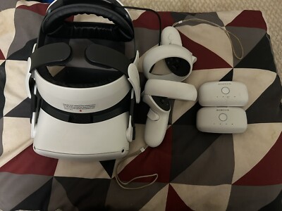 meta quest 2 128gb with controllers and External Batteries