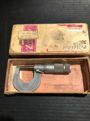 MICROMETER 1621V LUFKIN W/ ORIGINAL BOX, MADE IN USA, FREE SHIPPING