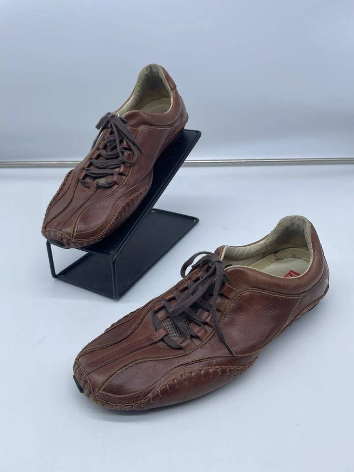 Pikolinos Fuencarral Zapatos Cuero Sin Cordones Mocasines de Conducción Para Hombres Reino Unido 9.5 - Imagen 2 de 4