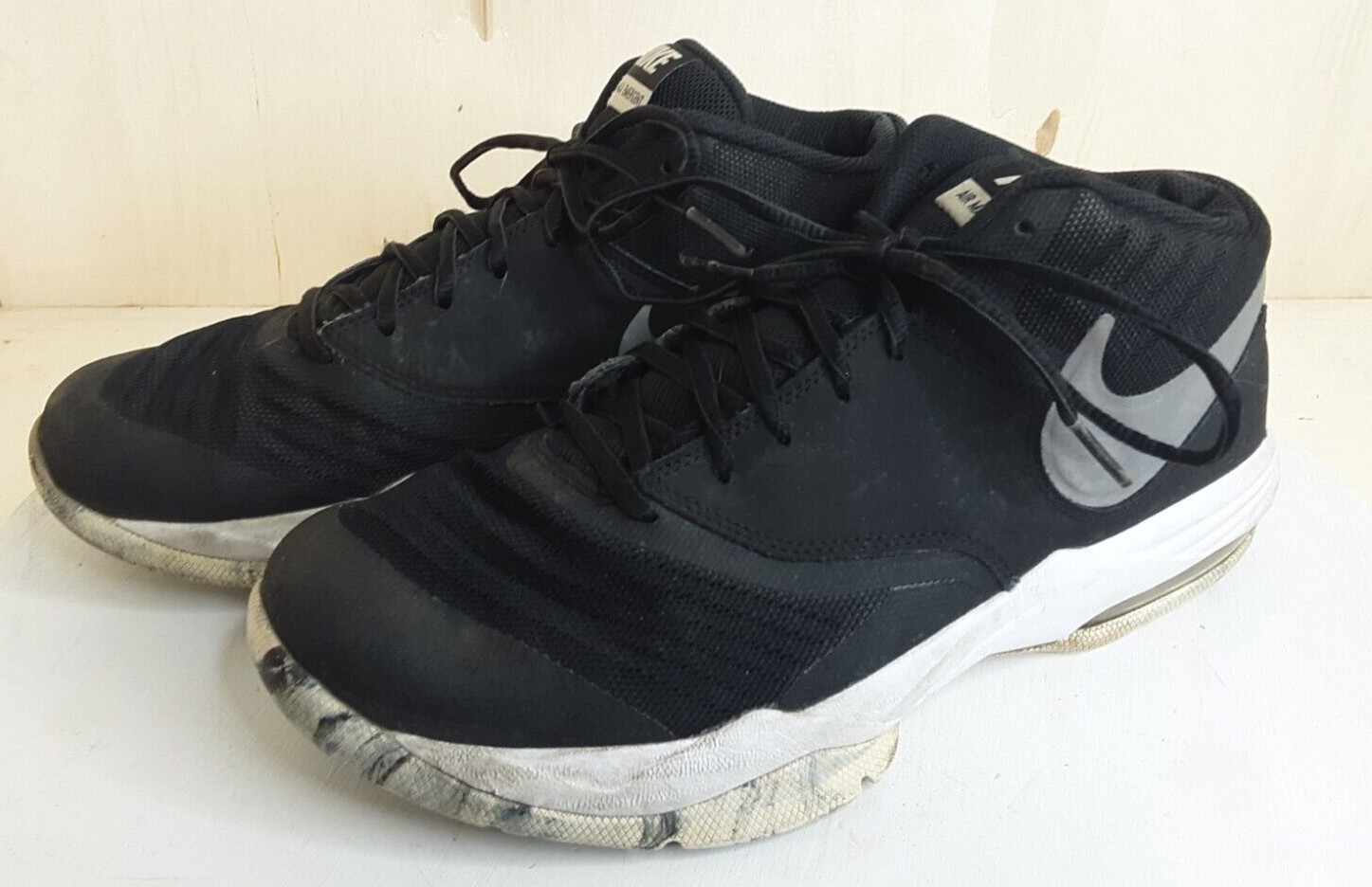 Nike Air Max Emergent Black Basketball Shoes Style 81… Gem