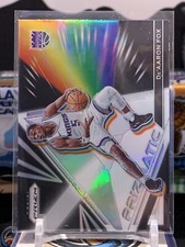 2021-22 Panini Prizm Prizmatic Prizms Silver #24 De'Aaron Fox 8J