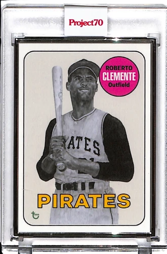 2021 TOPPS PROJECT 70 #168 ROBERTO CLEMENTE INFINITE ARCHIVES SILVER FRAME 2/51