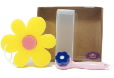 Exfoliating face brush Hypoallergenic Bath Sponge soft  Gift set New