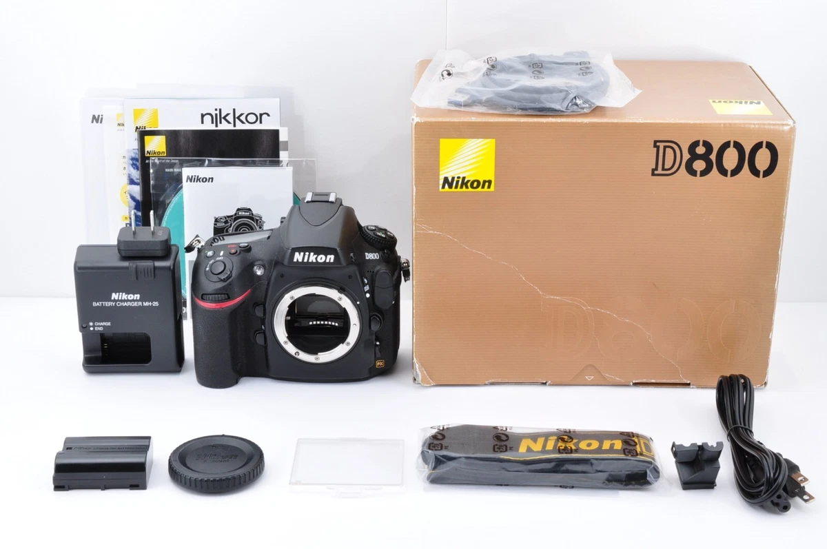 Nikon D800 36.3MP FX Digital SLR Camera Body Near Mint in Box from JAPAN #DE09