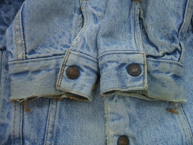 ’70s Levis Boa Denim Jacket Levi's 70's boa Denim Jacket Light blue size38 mens Used 1