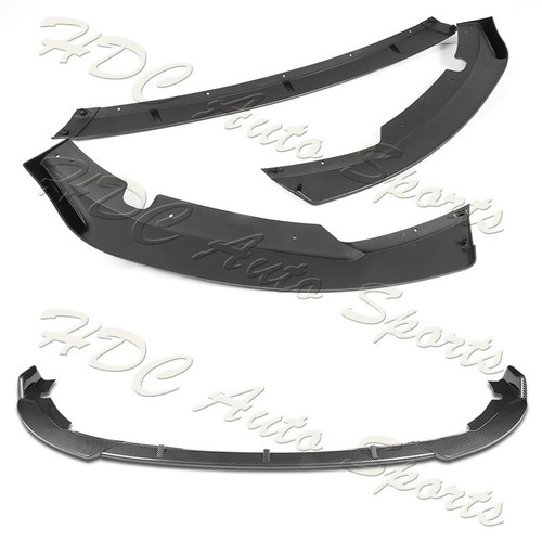 For 2015-2017 Hyundai Sonata Carbon Look Front Bumper Body Kit Spoiler Lip 3pcs - 第 3/5 張圖片