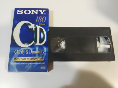 VHS CINTAS DE VIDEO TDK 180 MIN ORIGINAL GRABADA - PARA REGRABAR ENCIMA