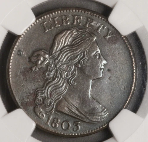 1803 DRAPED BUST Large Cent NGC AU Details S-251 R-2 Nice Eye Appeal