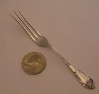 Rustic by Towle Sterling Silver Antique Lemon Serving Fork CRISP!!