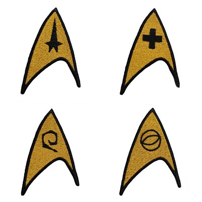 Star Trek Iron On Patch William Shatner Spock Leonard Nimoy Enterprise Picard 