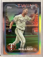 2024 Topps Series 1-Super Box Silver Foil-Matt Wallner #91  Twins