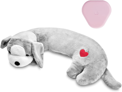 stuffed animal for dog with heartbeat