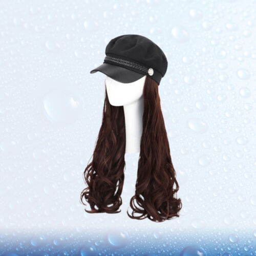  Long Curly Wig Woman Baseball Medusa Costume Women Miss One Body - Picture 1 of 17