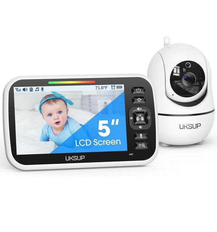Baby monitor with camera and audio.-image