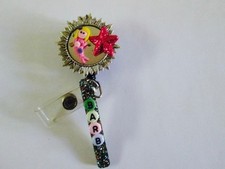 ID BADGE RETRACTABLE REEL MAGNET OR CLIP, MEDICAL,PEDIATRIC,NURSE,OFFICE,ICU