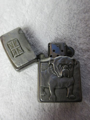 Zippo British Bulldog Lighter - Has Been Engraved - Picture 6 of 15
