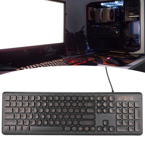 Chinese Keyboard USB Wired Comfortable Hand Feel Low Noise Bilingual Chinese New - Picture 19 of 22