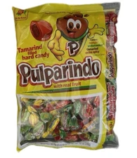 Pulparindo Tamarind Filled Hard Candy Mix 68 Pcs Mango Watermelon Picante 12oz