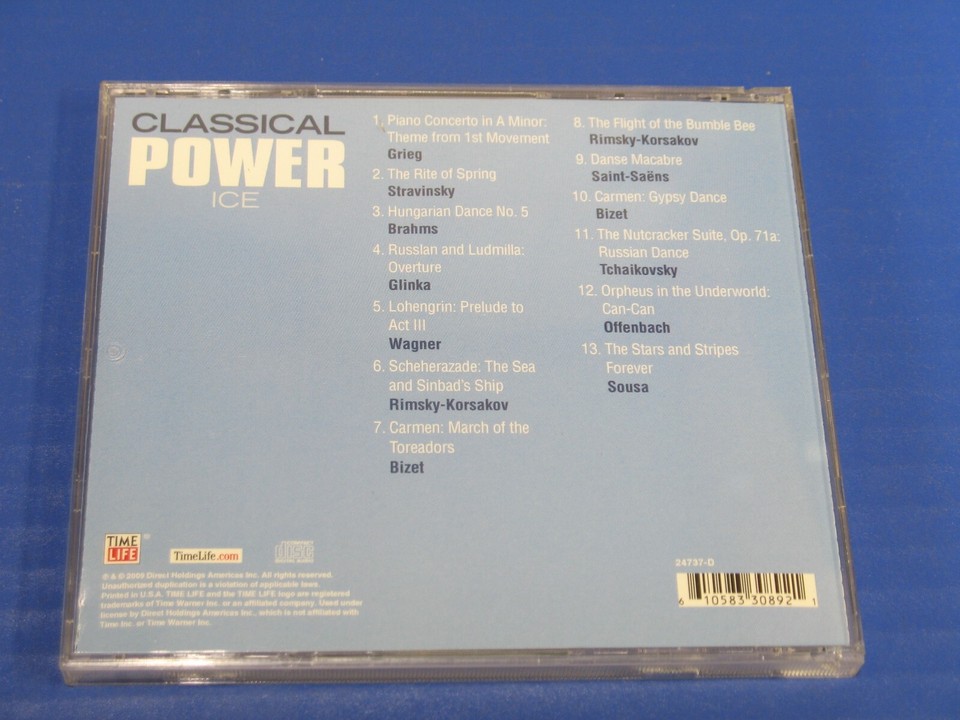 Time Life Classical Power Ice 2009 Classical CD Various eBay
