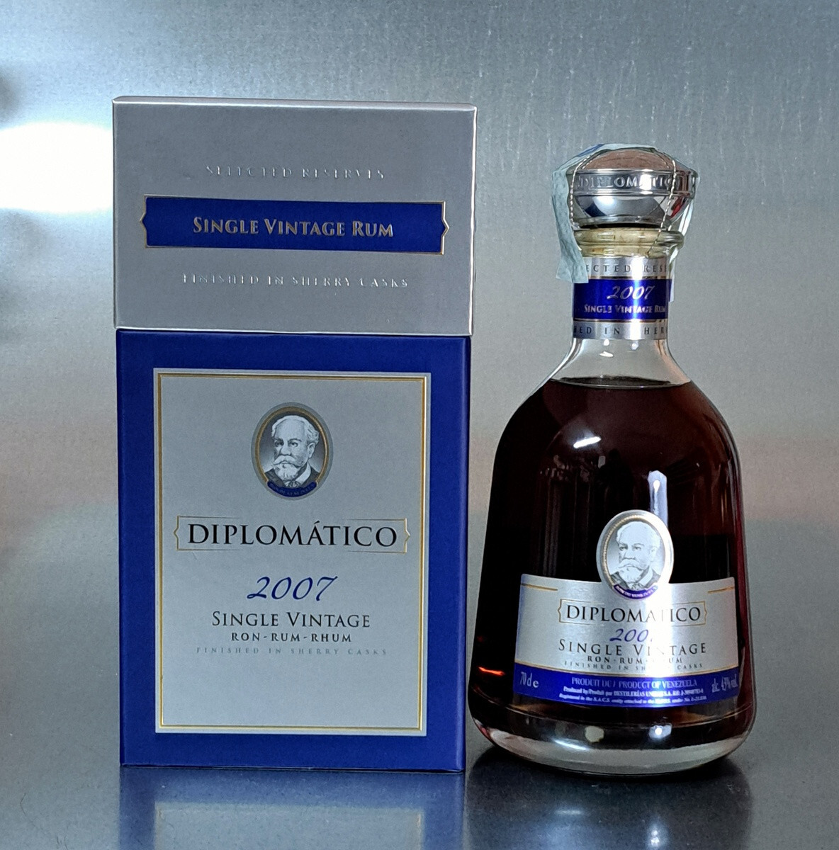 Rhum Rum Ron Diplomatico 2007 Single Vintage Rum Finished in Sherry Casks 43%vol