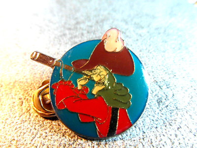SELTENE PINS PINS CAPTAIN HAKEN LANGANSICHT VON PETER PAN VINTAGE Signiert DISNEY
