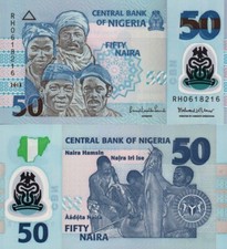 Nigeria 50 Naira 2013 FDS UNC Polymer