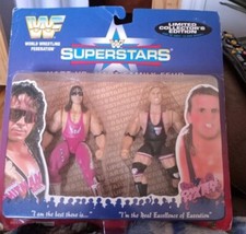 Owen Bret Hart Jakks Pacific RARE 1997 Twin pack Mint WWF WWE