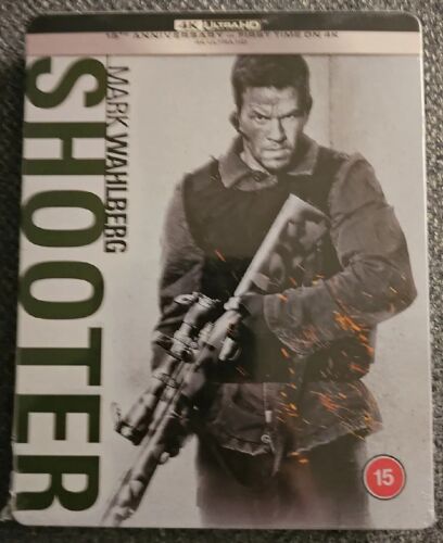 Shooter 4K Steelbook - UK Release Limited Edition Brand New Sealed  - Picture 1 of 2