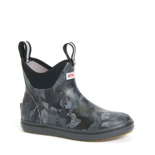 Xtratuf Ladies Black Camo Ankle Deck Boot XWAB-002